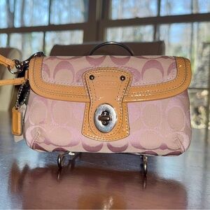 Coach Blush Pink Mini Wristlet